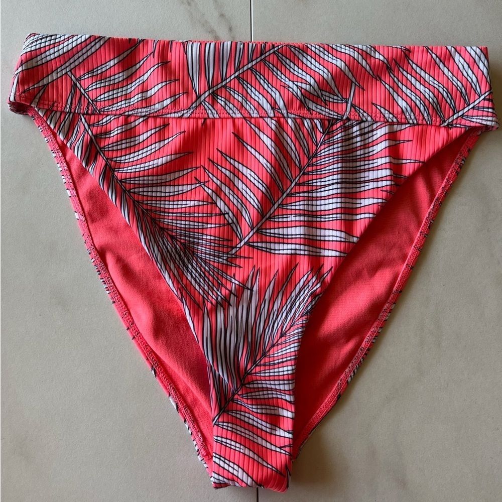 New Hurley floral Hawaiian high waist bikini bottom